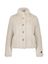 Beige jas in faux fur Vie Rino Pelle 