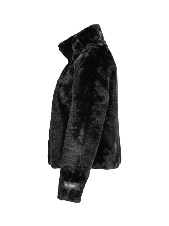 Zwarte jas in faux fure Vie Rino Pelle