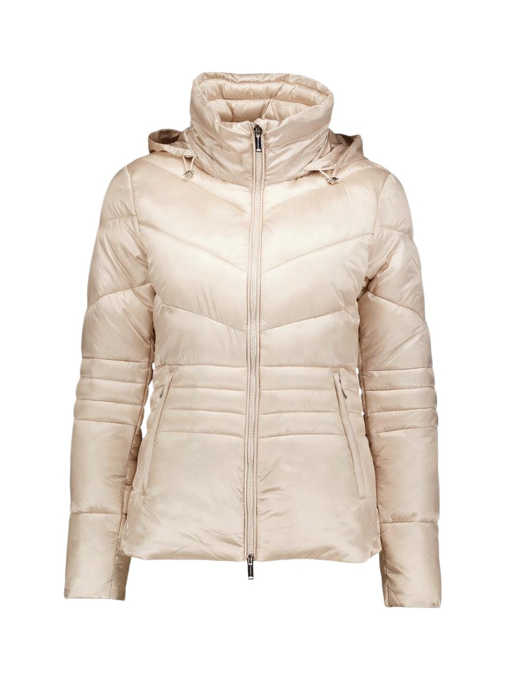 Ecru winterjas Kirana Rino Pelle