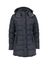 Blauwe padded jas met kap Nusa Rino Pelle 