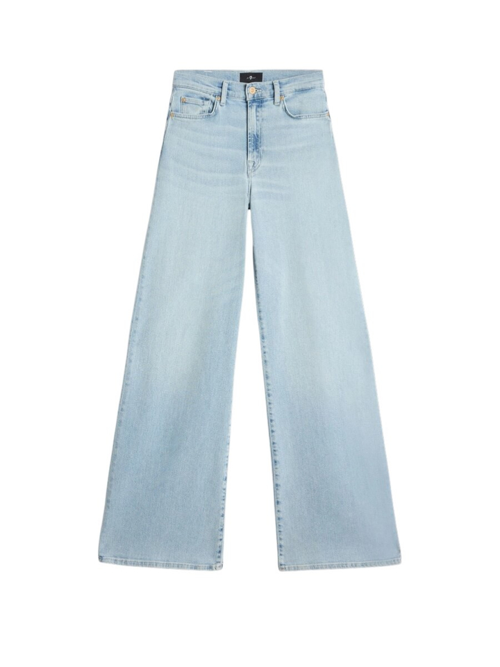 Lichtblauwe loose fit jeans For All Mankind 