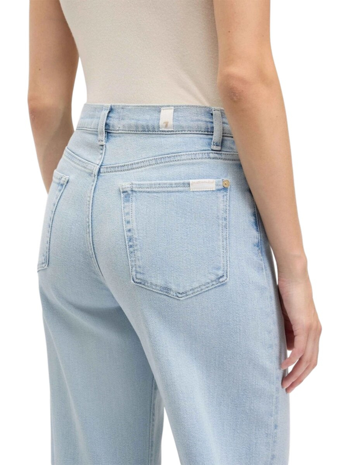 Lichtblauwe loose fit jeans For All Mankind 