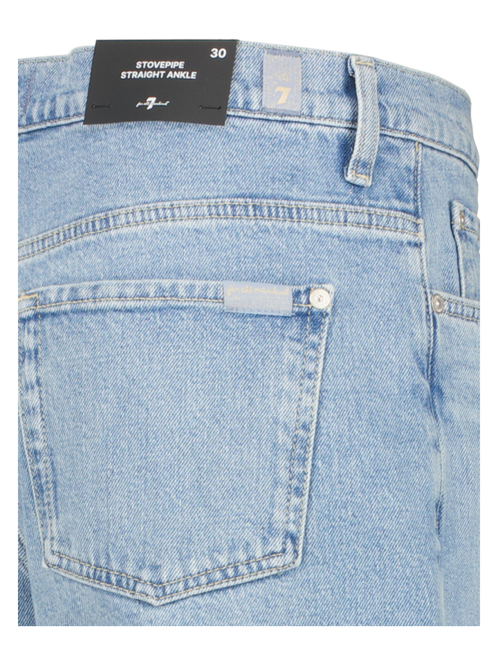 Blauwe loose fit jeans For All Mankind 