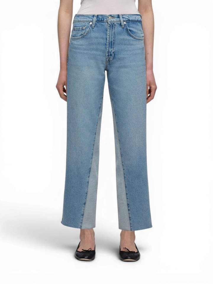 Blauwe loose fit jeans For All Mankind 