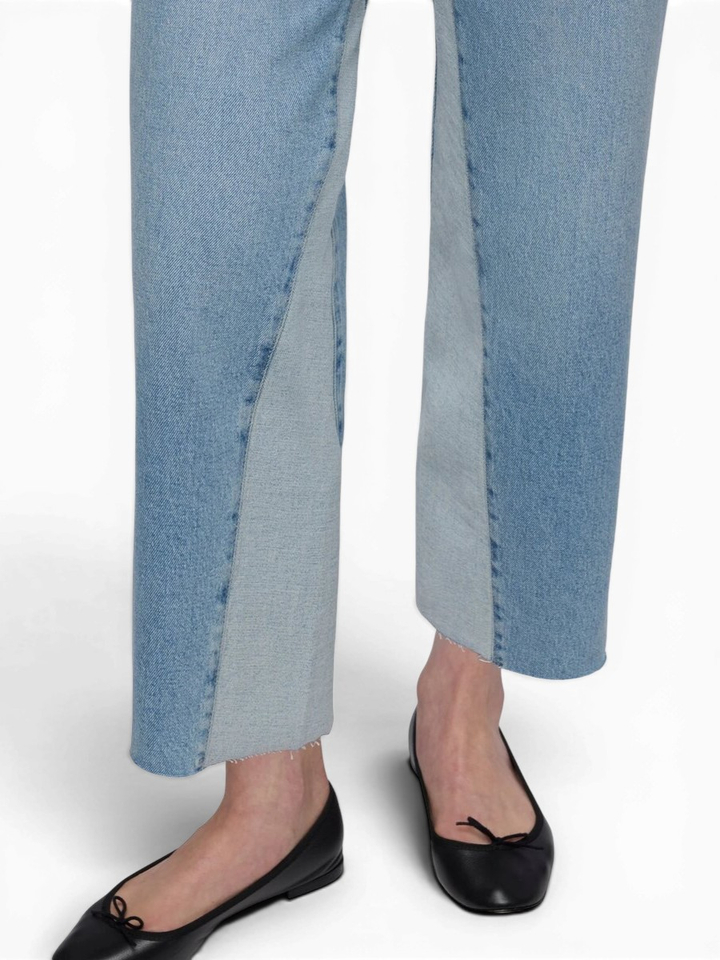 Blauwe loose fit jeans For All Mankind 