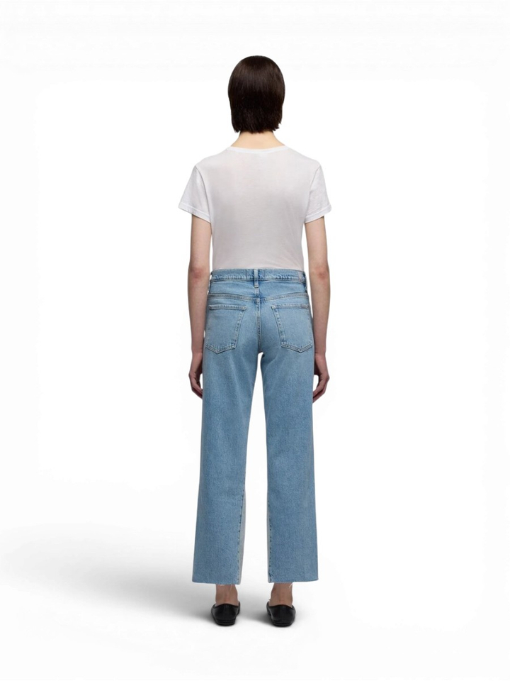 Blauwe loose fit jeans For All Mankind 