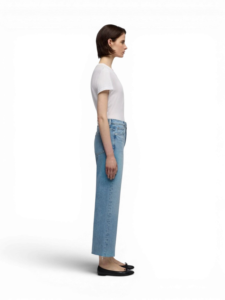 Blauwe loose fit jeans For All Mankind 