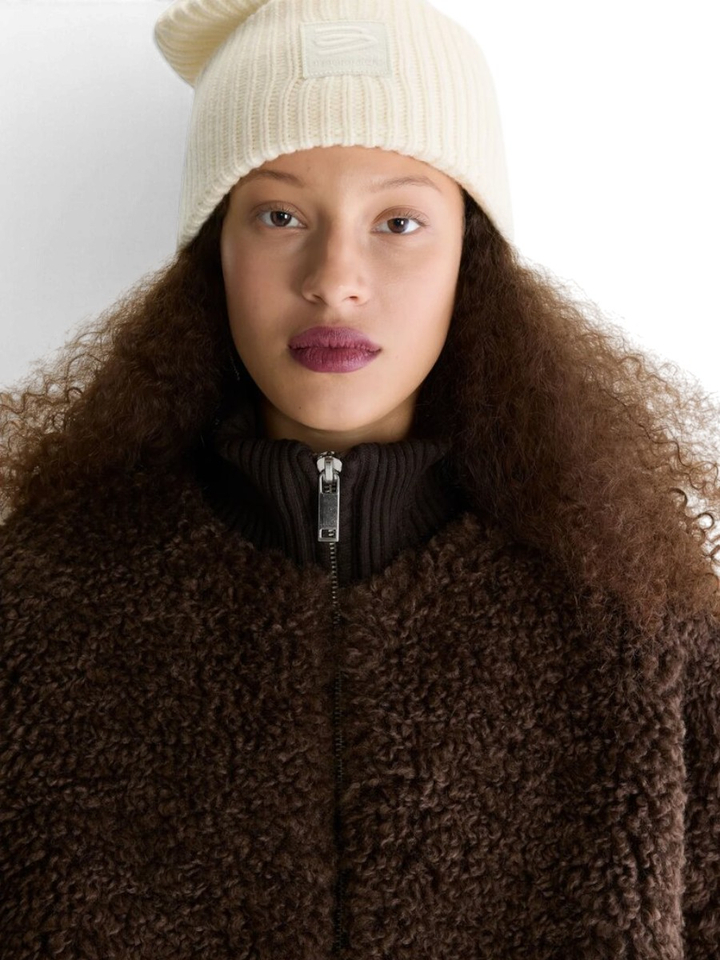 Bruine teddy jas Jallis Bellerose