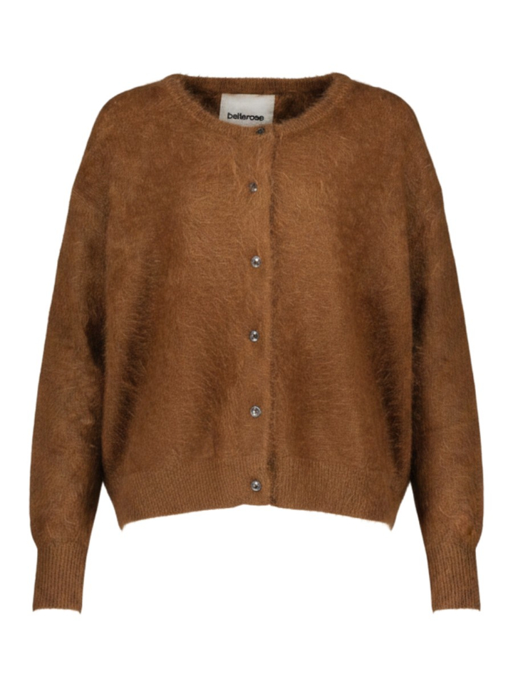 Bruine gilet met knoopsluiting Dathan Bellerose