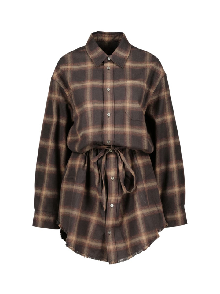 Geruiten kleed met detail aan de taille Jarvis Bellerose