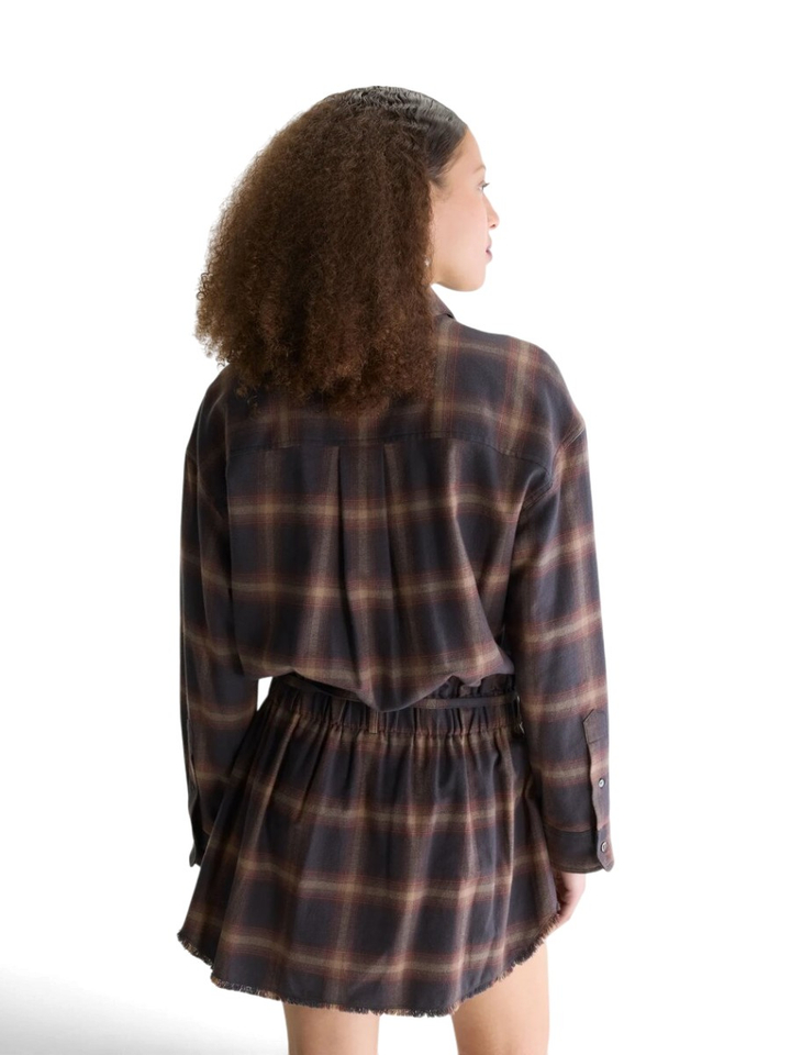 Geruit kleed met detail aan de taille Jarvis Bellerose