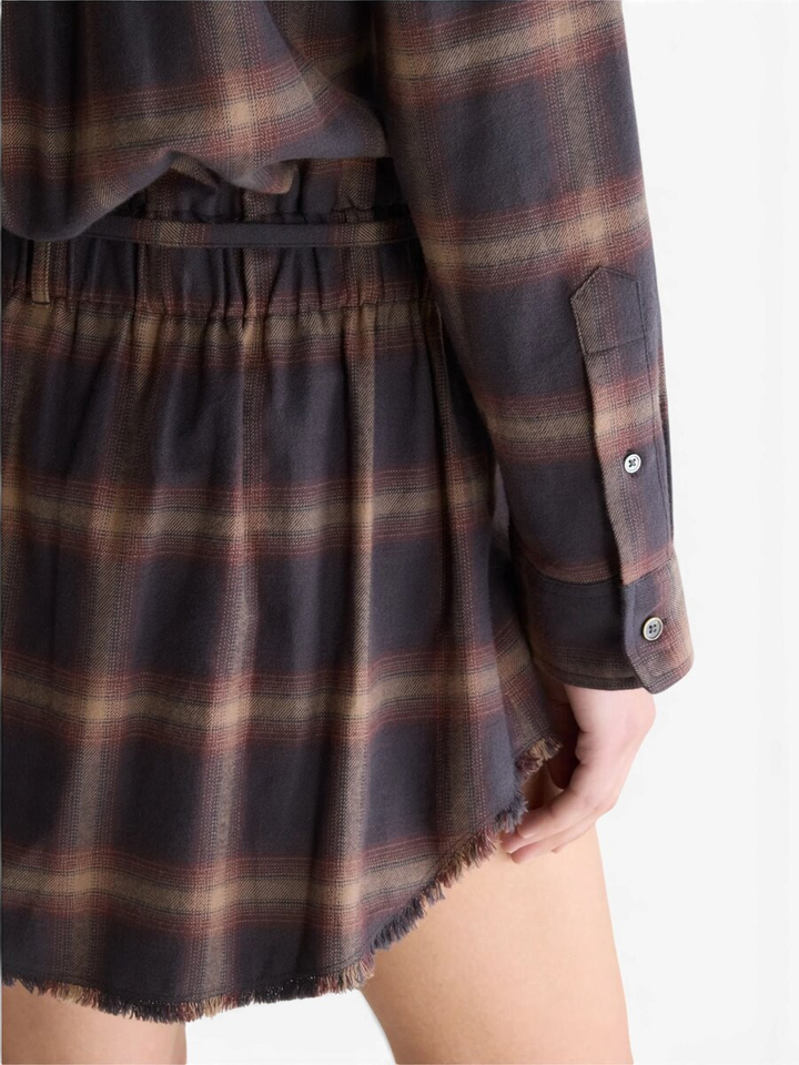 Geruit kleed met detail aan de taille Jarvis Bellerose