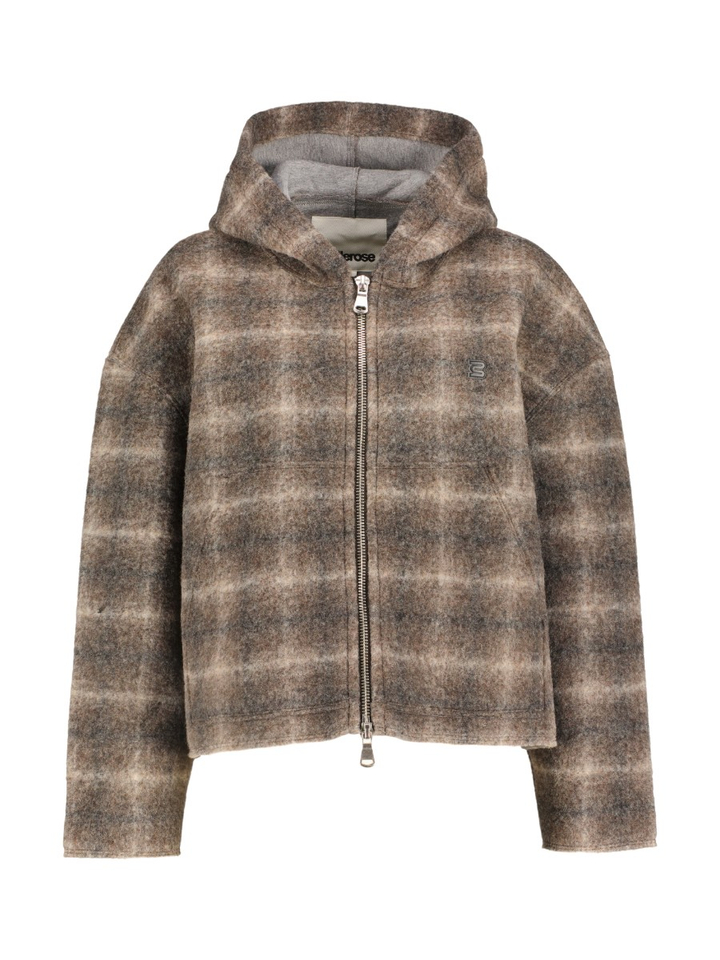 Bruin geruite jas Fannel Bellerose