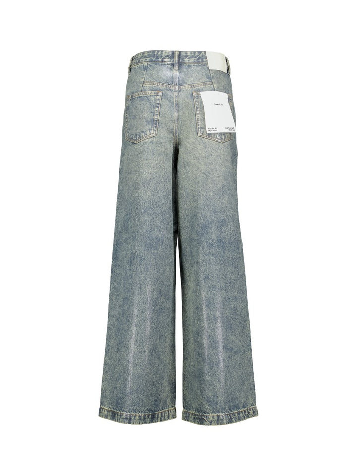 Straight jeans met lichte shine Petula Bellerose