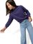Blauwe sweater met rolkraag Tina Blue Bay