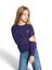 Blauwe sweater met prints Zoe Blue Bay