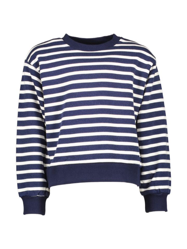 Blauwe gestreepte sweater Zulma Blue Bay