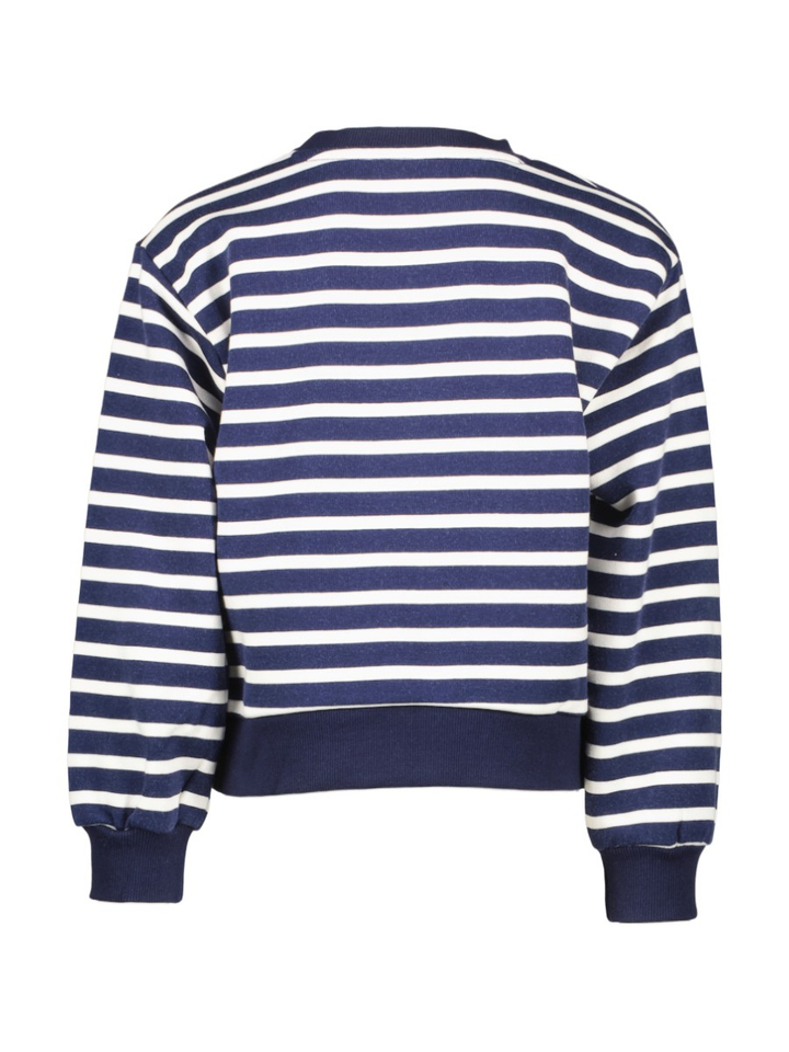 Blauwe gestreepte sweater Zulma Blue Bay