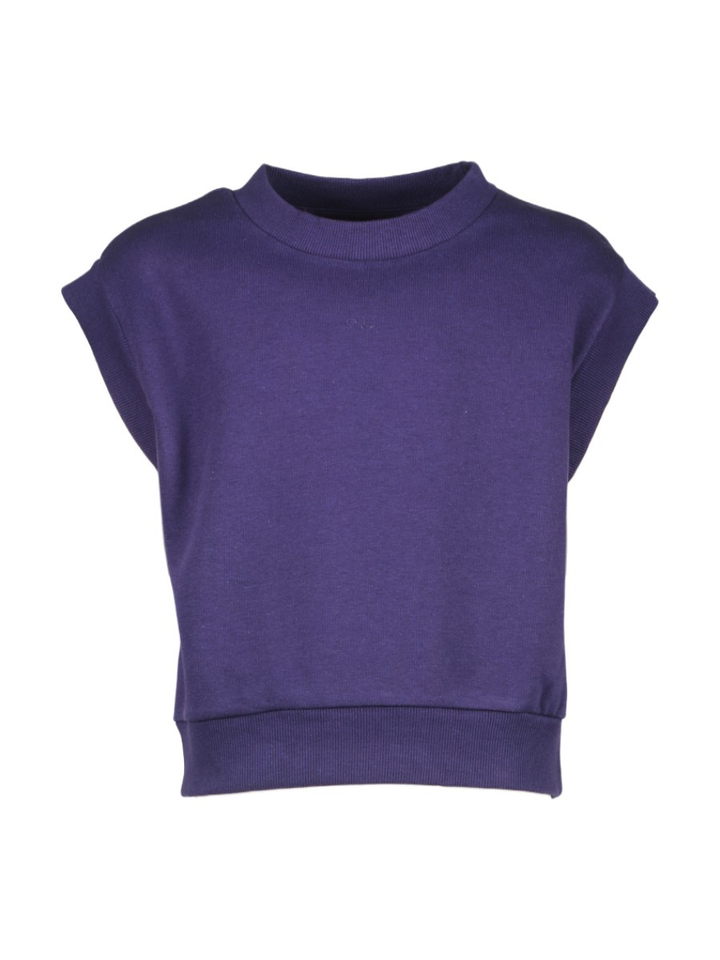 Donkerblauwe mouwloze trui Willow Blue Bay 