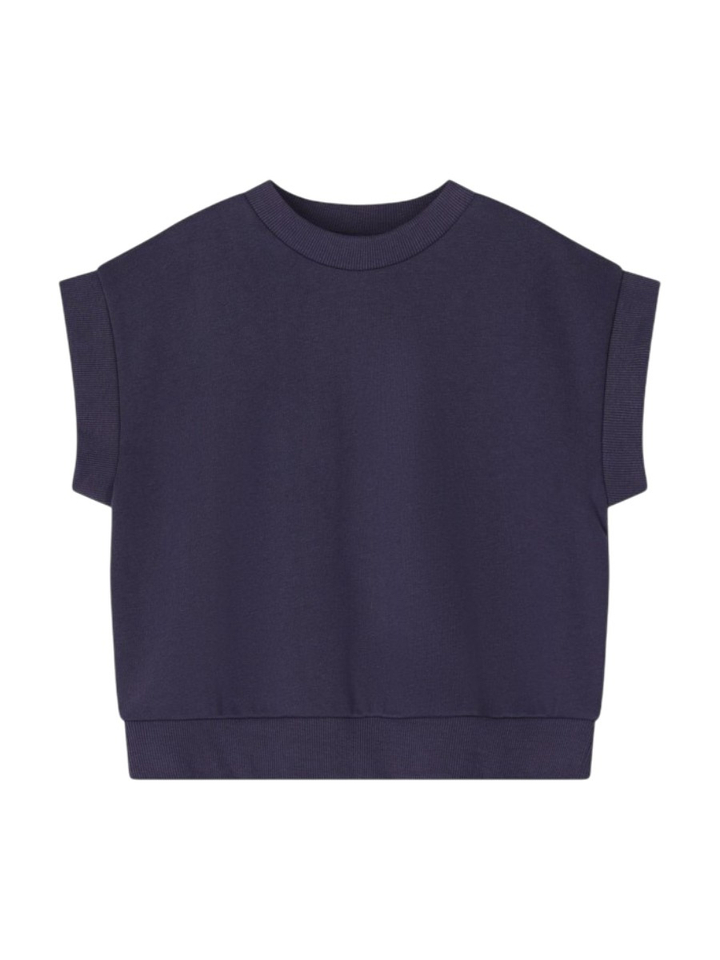 Donkerblauwe mouwloze trui Willow Blue Bay 
