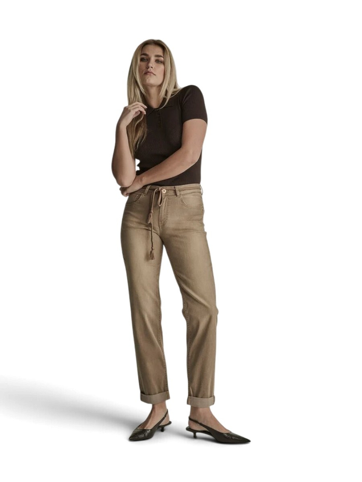 Camel broek loose fit Bobby Vintage