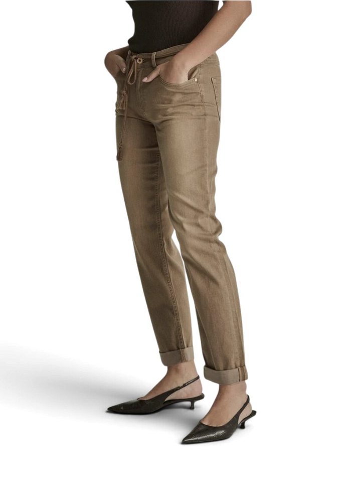 Camel broek loose fit Bobby Vintage