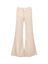 Ecru flared broek in ribflueel SHARON VINTAGE CORD Parami