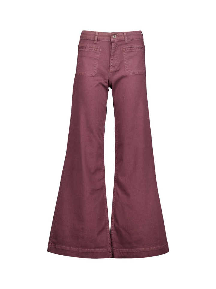 Bordeaux wide leg broek Sharon Wonder Comfirt Para Mi 