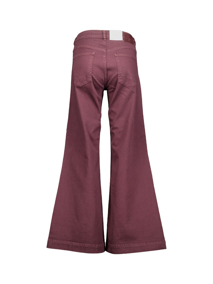 Bordeaux wide leg broek Sharon Wonder Comfirt Para Mi 