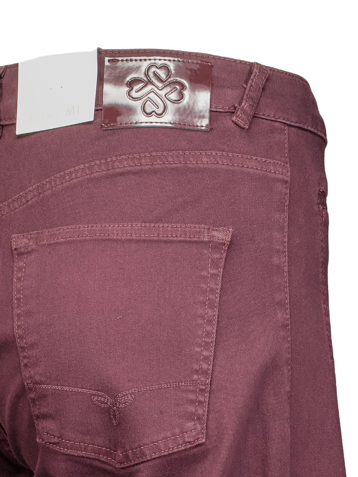 Bordeaux wide leg broek Sharon Wonder Comfirt Para Mi 
