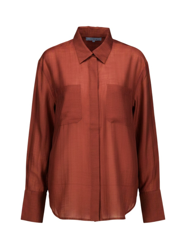 Bordeaux blouse STELLA SHIRT Minus