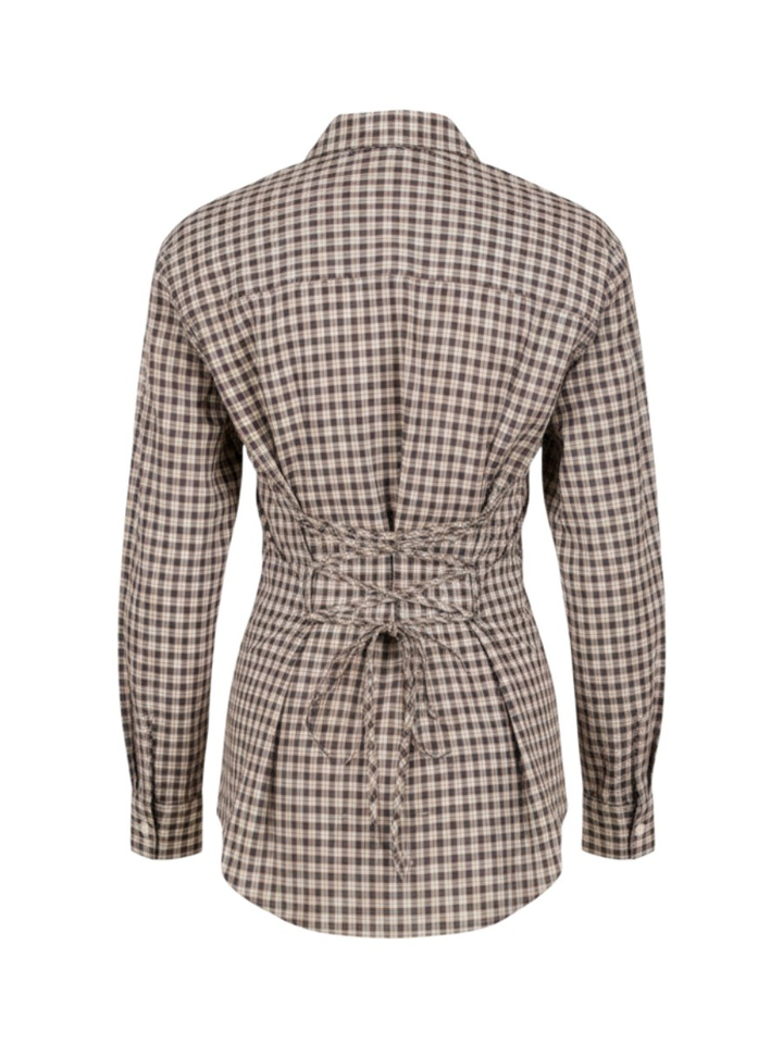 Geruiten blouse Sylvie Minus