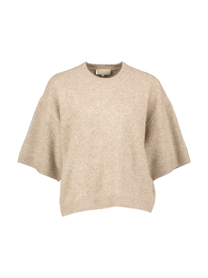 Beige trui met driekwart mouwen Peppercorn