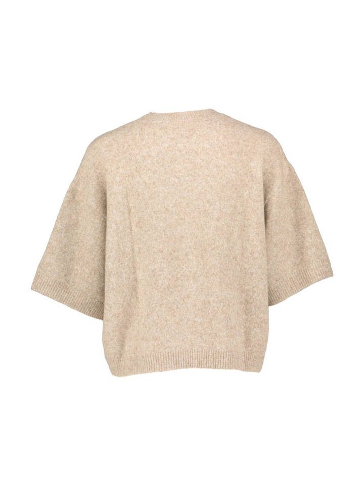 Beige trui met driekwart mouwen Peppercorn