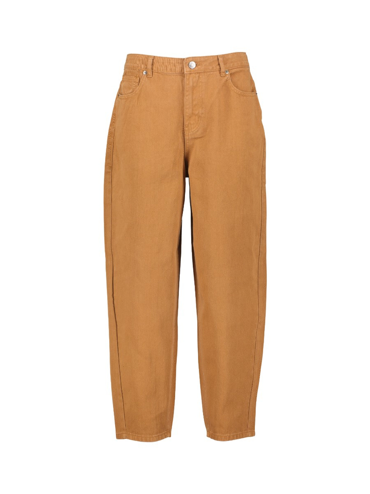 Bruine barrel broek Peppercorn