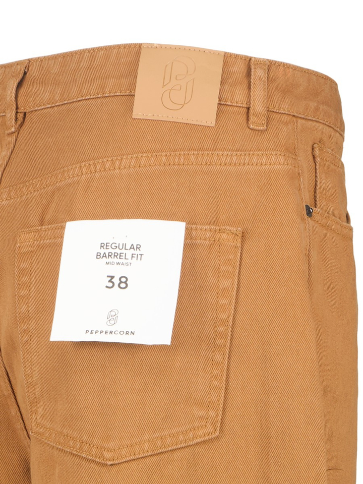 Bruine barrel broek Peppercorn