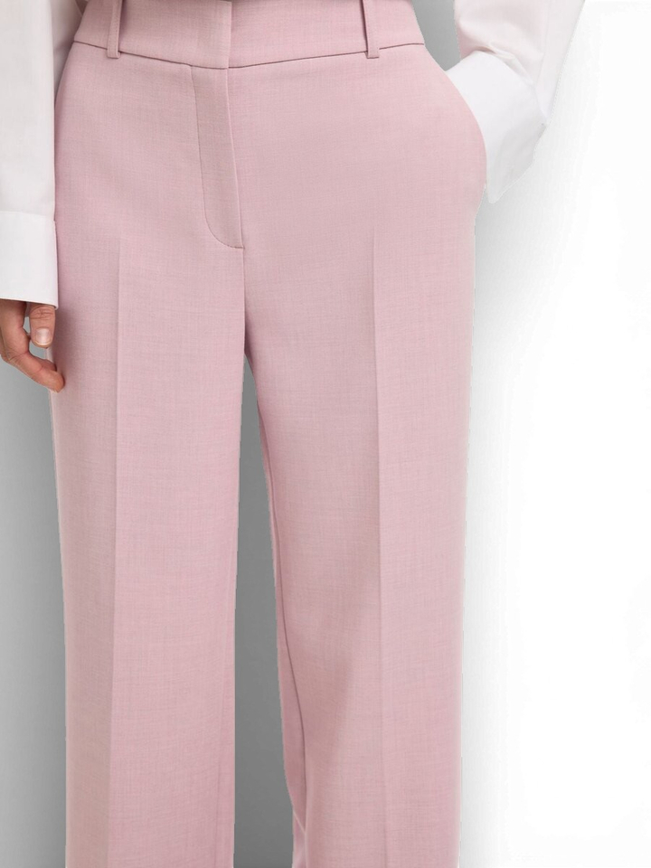 Licht roze geklede broek Selected 