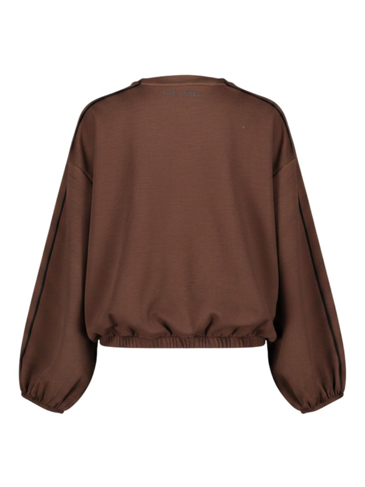 Donkerbruine sweater Alix