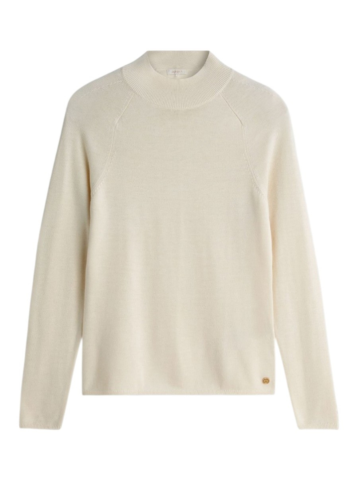 Ecru pull met opstaande kraag SOFIA Josh V