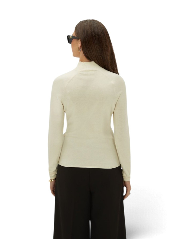Ecru pull met opstaande kraag SOFIA Josh V