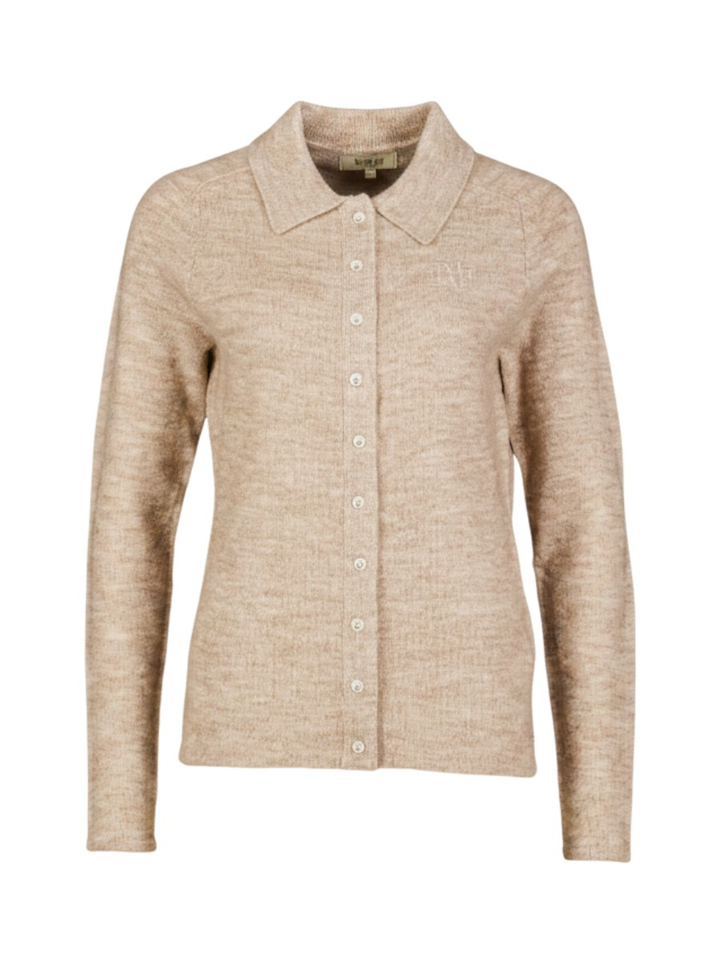 Beige trui met kraag en knopen DO Josh V