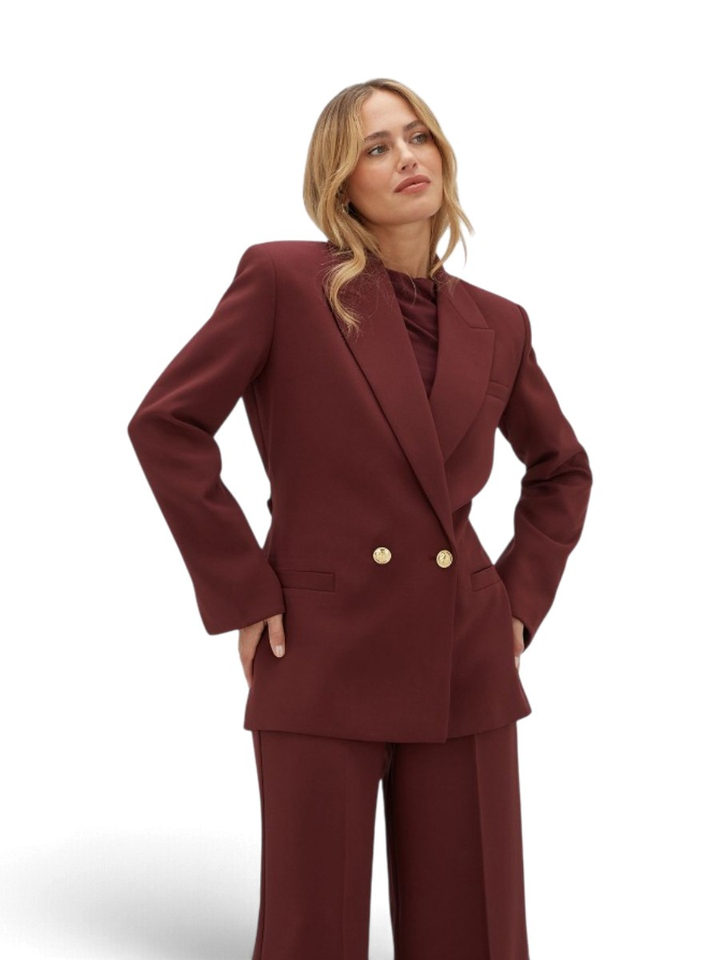 Oversized bordeaux blazer DEE Josh V 
