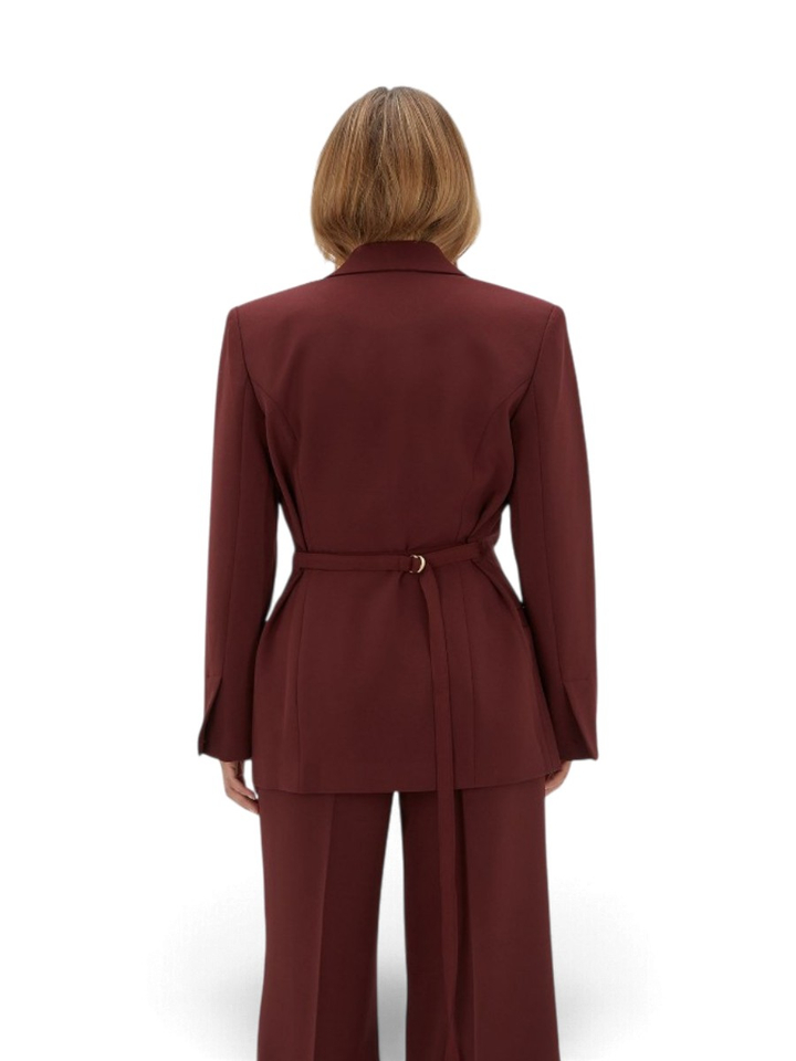 Oversized bordeaux blazer DEE Josh V 