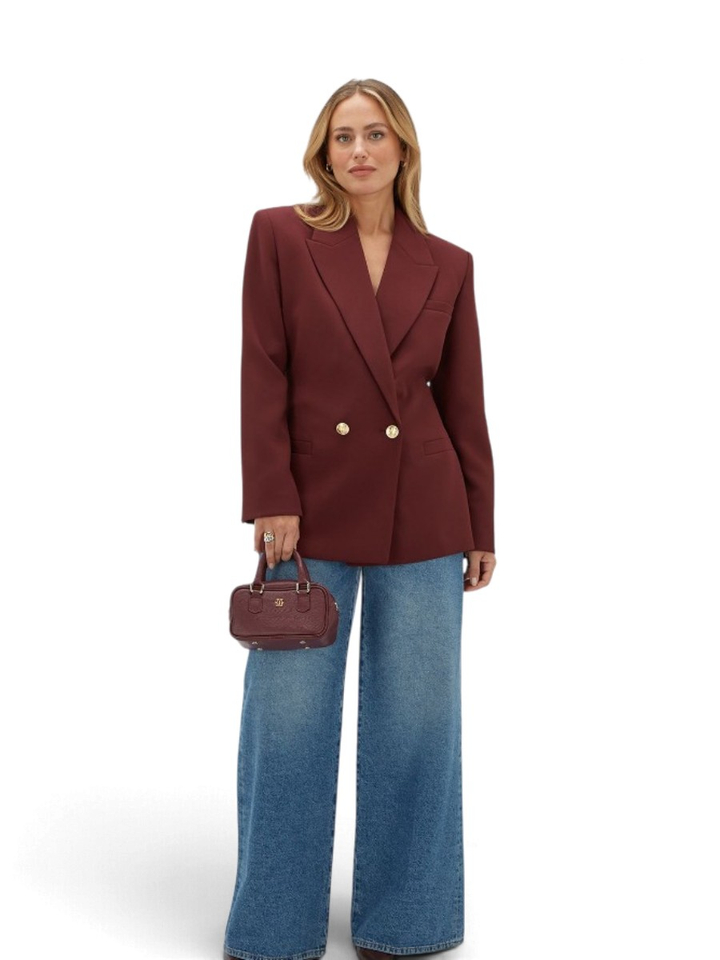 Oversized bordeaux blazer DEE Josh V 