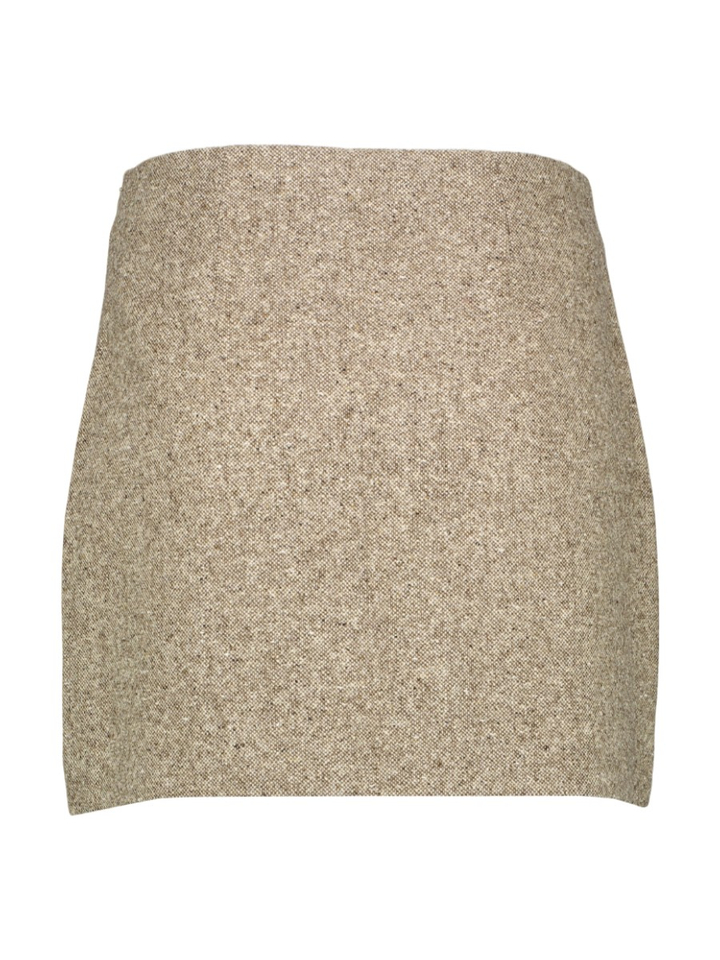 Beige korte gebreide rok Selby Josh V