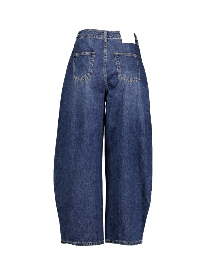 Blauwe barrel fit jeans Robyn suncoo