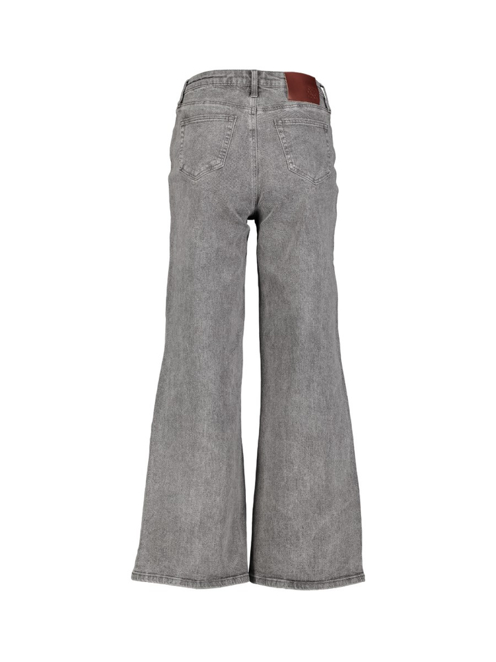Grijze wide leg jeans Ready Suncoo