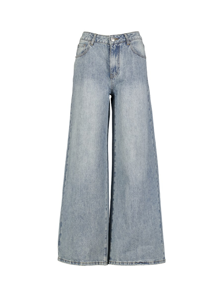 Lichtblauwe wide leg jeans Recife Suncoo