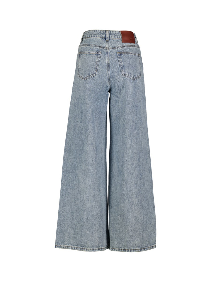 Lichtblauwe wide leg jeans Recife Suncoo