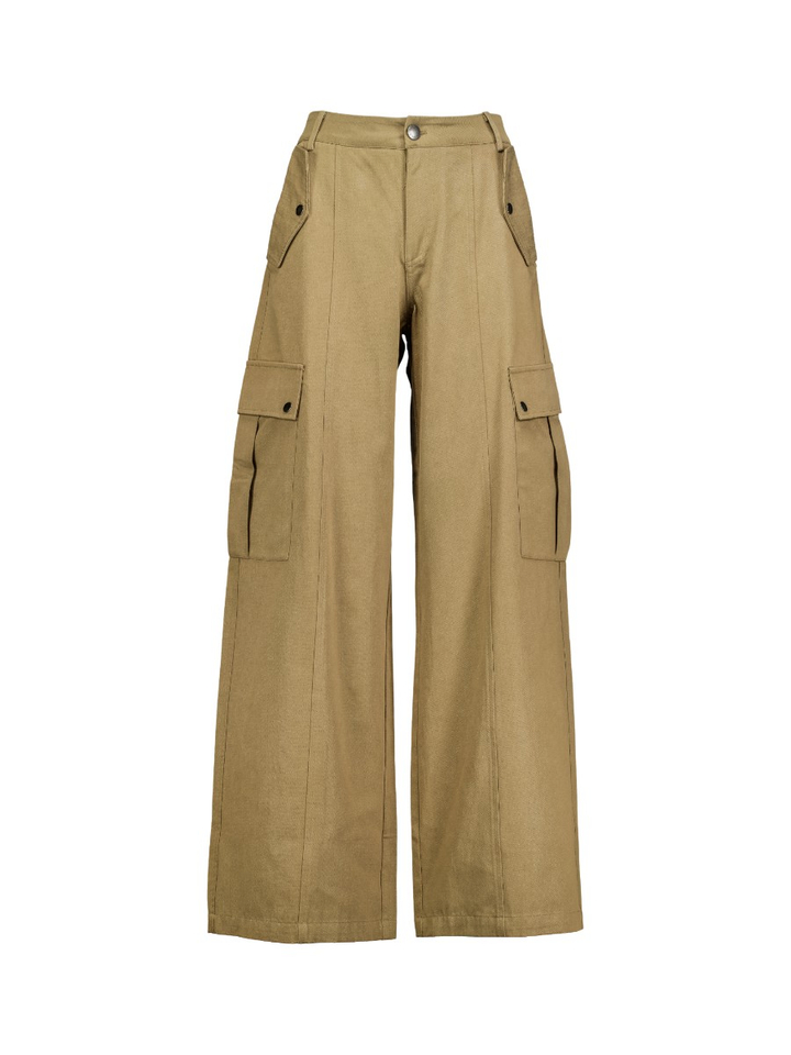 Kaki groene wijde cargo broek Rio Suncoo 